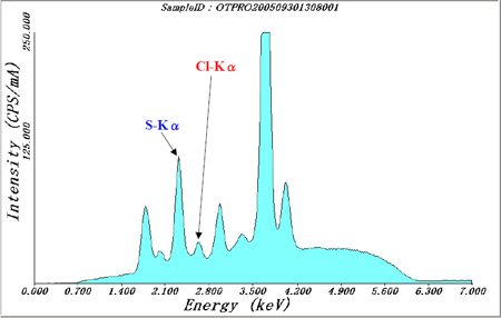 硫黄・塩素同時測定結果